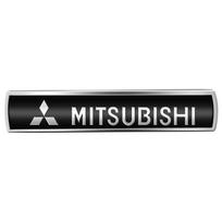 Automobilio stilius 3D metalinės sportinės raidės emblemos lipdukai kėbulo bagažinės lipdukas aksesuarai Mitsubishi 9 Ralliart EX ASX L200 Colt Pajero juoda