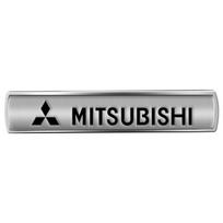 Automobilio stilius 3D metalinės sportinės raidės emblemos lipdukai kėbulo bagažinės lipdukas aksesuarai Mitsubishi 9 Ralliart EX ASX L200 Colt Pajero sidabras