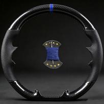 Car Steering Cover For Ford Mustang 2009 2010 2011 2012 2013-2014 UV Protection Anti-Aging Glossy Carbon Fiber Leather