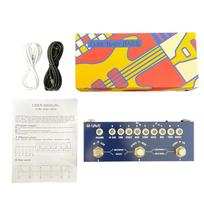 M-VAVE Cube BABY Rechargeable Multi Effects Pedal for Electric Bass Guitar Recording Audio Interface Function Cuvave Pedal for electric bass red