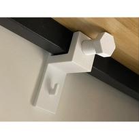 No Drill Mount For IKEA Skadis Pegboard Bookshelf No-Drill Fixing Clamp
