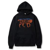 New Life Is Strange 2 Sean Diaz's Hoodie Wolf Squad Pullover Hoodie Anime Clothing Men's and Women's Sweat-shirt New Hooded Top 2XL brown