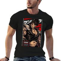 Kenshiro Hokuto No Ken Anime Stars 30 Tshirt High Quality Durable Tshirt 4XL black