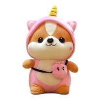 25cm Cute Squirrel Shiba Inu Dog Plush Toy Stuffed Soft Animal Corgi Chai Pillow Christmas Gift for Kids Kawaii Valentine 25cm beige