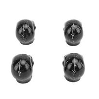 Skull Tire Valve Caps Universal Erosion Resistant Wheel Air Valve Caps for Car Truck Motorcycle gray