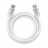 Ice Crystal Silicone Type-C - Type-C 240W Silicone Fast Charging Cable 1M White