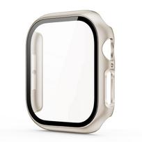 Tempered Glass+Cover For Apple Watch 42mm 46mm 45mm 44mm 41mm 40mm Hard PC Screen Protector Case iWatch Series 11 10 9 8 7 6 SE3 Series 11 10-42mm