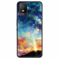 For TCL 403 Case TCL403 Flower Marble Black Bumper Soft TPU Silicone Cover for TCL 403 Phone Cases 6.0  Cool Protective Capas TCL 403 blue