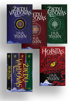 4 knygų rinkinys ŽIEDŲ VALDOVAS: prie geriausių visų laikų fantasy žanro kūrinių priskiriama saga - J. R. R. Tolkien