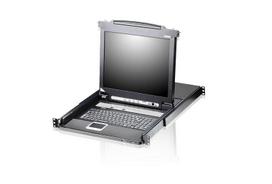 Aten 8 Port 17"" LCD KVMP Switch  USB port Integrated - Swiss