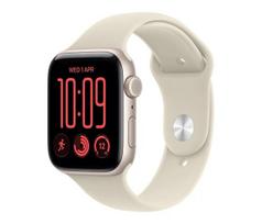 APPLE Smartwatch Watch SE 3 GPS + Cellular 40mm Aluminium Case in Starlight, Starlight Sport Band - S/M