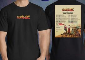 Gorillaz The Mountain Us Canada Tour 2026 City Date TShirt Unisex T-Shirt S beige