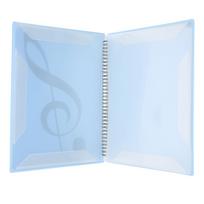 Sheet Music Folder Music Folders Binder Music Choral Storage Holder Band Folder, A4 Size Black Folder,20 Pockets juoda