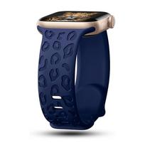 Straps For Apple Watch Band 45mm 44mm 46mm 42mm 41mm 40mm 49mm Engraved correa bracelet iwatch series 11 10 9 8 7 SE 6 5 Ultra 3 38 40 41 S10-42mm blue