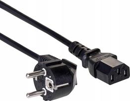 AKYGA AK-PC-08C CU CEE 7/7 IEC C13 10m Black