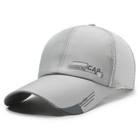 Ultra-Thin Waterproof Casual Sports Hat for Men Women Peaked Design Summer Sun Protection Breathable Ultra-Thin Peaked Hat Adjustable pilka spalva