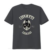 Oily Rag Co Motorcycle Club T Shirt Biker Tee Store Vintage Stylish Stretched Versatile Homme Breathable Casual 3XL black