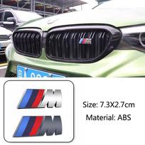 3D Metalinis Logotipas M Lipdukas Raidės ABS Emblema BMW M X1 X2 X3 X4 X5 X6 F48 G01 E84 E83 F39 F10 F30 G11 G07 G86 G80 G60 E60 E46 zjpc51 silver