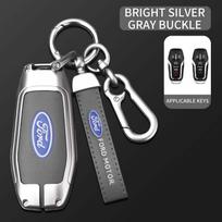 Cinko lydinio automobilio nuotolinio valdymo pultelio dėklas-dangtelis Ford Fusion Mondeo Mustang F-150 Explorer Edge 2015 2016 2017 2018 Automobilio priedai gray