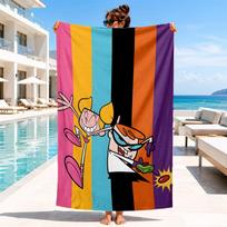 Magical Friendship timmy Adventure Beach Towel, Microfiber Beach Towel, Perfect For Pool, Beach, Travel, Home Decor Beach Party Fan gifts 70cmx140cm(27x55inch) blue