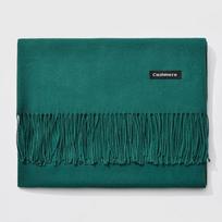 Moteriškos Vyriškos grynos spalvos Pashmina vilnos kašmyro skara Unisex priedai blue