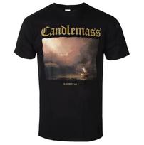 Candlemass Nightfall Doom‑metal Band Graphic Short Sleeve Top Men Women Vintage Dusk Lake Angel Boat Album‑cover 2XL black