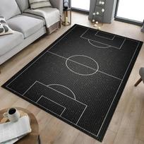 Futbolo Aikštės Kilimas su Komandos Logotipu Personalizuotas Futbolo Aikštės Kilimas Berniukų Kambarys Vyro Urvas Sporto Gerbėjo Dovana Retro Namų Puošyba 120x160cm