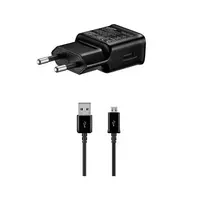 SAMSUNG EP-TA200EBE travel charger | 15W | Micro USB | with Micro USB cable included | black