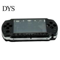 Visas korpusas, apvalkalas, dangtelis, priekinė plokštelė, remonto dalys PSP 2000 Slim serijai juoda
