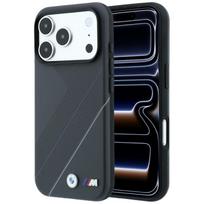BMW M Tire Track Case with Silver Line MagSafe for iPhone 18 Pro Max / 17 Pro Max anthracite