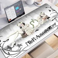Game Nier Automata Large Multisize Mouse Pad Pc Computer Game 2b Mousepad Keyboard Desk Mats Office Rubber Antislip Mouse Mat 800x400x2mm