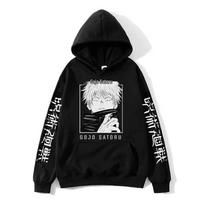 Gojo Satoru Jujutsu Kaisen Unisex Hoodie - Casual Anime Sweatshirt for Spring and Autumn black
