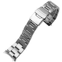 22mm Diving Steel Metal Strap for Casio Duro Mdv107-1A MDV106-1A Watch Wristband Bracelet Watchband Replacement Parts 3 Styles 22mm gray