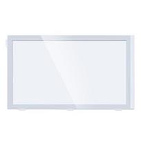 Lian Li DAN Cases A3-mATX Left Side Panel made of Tempered Glass - white Midi Tower Side panel