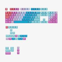 Glorious Gaming GPBT Daydream Keycaps