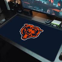 Chicago Bears Mouse Pad Large Gaming Table Cushion Nonslip Laptop Tablet Big Mousepad Xxl Mat Mini Pc Playmat With Lock Edge 30cmx60cm(11.8x23.6inch) black