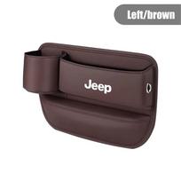 Daugiafunkcis odinis automobilio sėdynės tarpo organizatorius, skirtas Jeep Renegade Wrangler JK JL Grand Cherokee Compass Patriot, ertmės laikymo dėžutė black