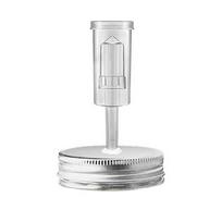86mm/70mm Plati burna stiklainio fermentacijos dangtelis su oro vožtuvu konservavimui, alaus virimui, vyno gamybai, namų virtuvės reikmenys