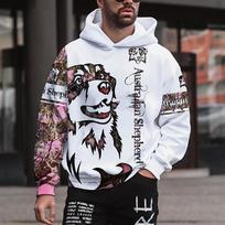 Vyriškas džemperis vyrams Dragon Graphic 3D Spausdinti megztiniai lauke Megztiniai drabužiai Kasdieninė mada Rudens didelės ilgos rankovės 5XL gray