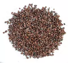 Dekoratyvinė raudona granito skalda 8–11 mm, 1000 kg didmaišyje