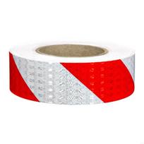 Šviečianti Atspindinti Saugos Įspėjamoji Juosta Lipni Dvigubo Audimo Spausdinimo Atspindinti Juosta Automobiliui Sunkvežimiui Priekabai Plotis 5cm Ilgis 300cm white
