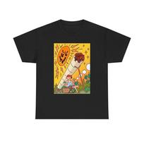 Giant Joint Trippy Sun Mushrooms T-Shirt NEW Gift Unisex Heavy Cotton Tee Unisex T-Shirt M yellow