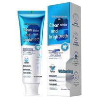 Douyin Style Bright White Toothpaste: Fresh Breath, Whitening, Stain & Tartar Removal blue