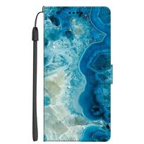 Leather Case For Realme 15 Pro Marble Color Wallet Phone Case for Funda Realme15 Stand Book Flip Cover Full Protector Capa Cases Realme 15 blue