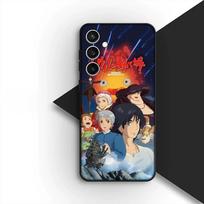 for Samsung Galaxy S20 S22 S21 FE Ultra Plus A07 A17 A15 A16 A25 A57 A37 Phone Cover Case Howls Anime Movings Cartoon Castle Galaxy A37 gray