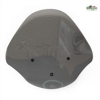 Custom Grey 72cm Windscreen for Piaggio MP3 (2011-2018 Models) 72cm gray