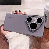 Dėl Huawei Pura 90 Pro Max dėklo Skaidrus Dėl Magsafe Magnetinis Telefono Apsauginis Dangtelis Dėl Huawei Pura 90 Pro Paprastas Korpusas Buferis Huawei pura 90 pro max gray