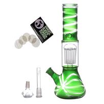 Bongo Ice Z Filtracją 10-Ramienną Green