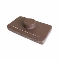 Grožio lova pagalvė Ergonomiškas dizainas Blakstienų priauginimo galvos atrama Tankus putplasčio šerdis AntiCollapse Salonas Dark Coffee Pu Leather
