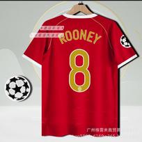 Premier League giants club Red Devils retro jersey superstar collection best lineup Owen Rooney football jersey L red